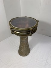 Doumbek in metallo mediorientale, testa sintetica 9"x15"