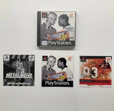 ISS PRO 98 + DEMO METAL GEAR SOLID PS1 PAL EUR ITA PlayStation 1 Completo CIB