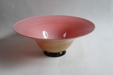 L68-VENINI ITALIA COPPA TOMMASO BUZZI DESIGN MURANO ROSA  GLASS VETRO REGALO