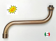 CANNA A " S " PER GRUPPO LAVELLO A MURO DA CM. 20 - BRONZATO - BRONZO