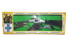 VINTAGE EDISON GIOCATTOLI RIO GRANDE SET FUCILE E PISTOLA GIOCATTOLO MOLGORA NEW