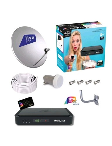 Kit satellitare tivùsat - hd, 4k