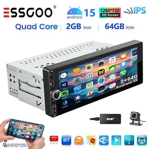Autoradio dab din - 1, 6.86"