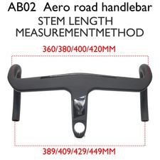 Manubrio drop integrato in