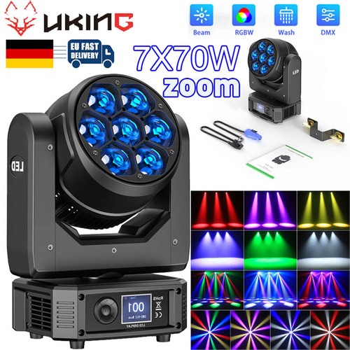 Uking moving head rgbw zoom - head,