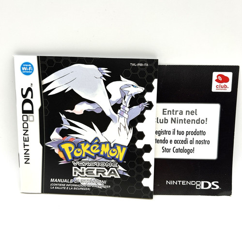 Manuali pokemon nero nintendo - pokemon,