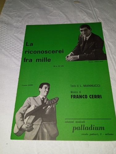 Spartito nicola arigliano - nicola, la