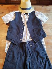 Completo Original Marines bambino 9/10 anni camicia gilet pantaloni