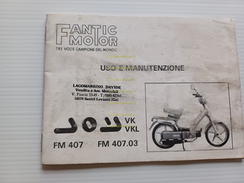 Fantic motor joy - vk-vkl, fm