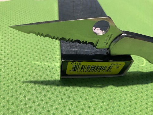 Spyderco delica full inox - full, rare