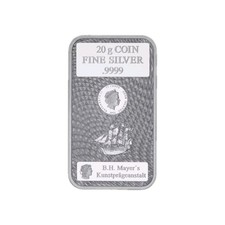 Lingotto argento Bounty 20 g