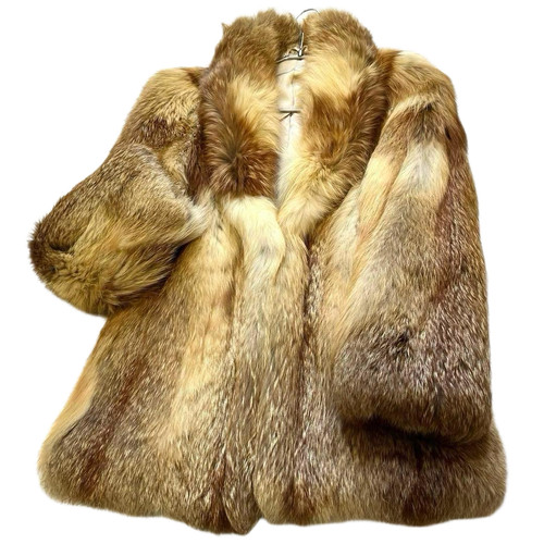 Platinum gold fox - fox, fur