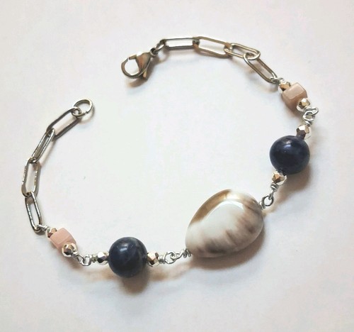 Bracciale acciaio con - bracciale,