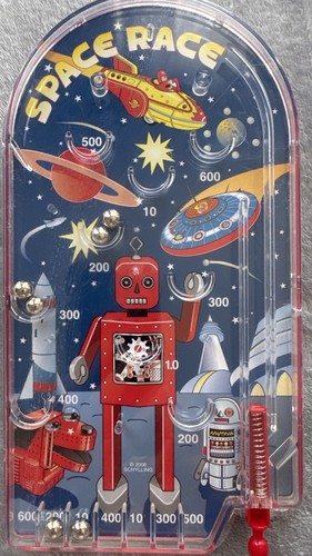 Schylling space race pinball - race,