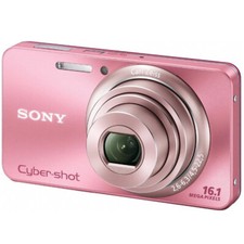 Sony DSC-W570 Rosa 16 Megapixel Fotocamera Compatta - Sottile Forma Tascabile, Inglese