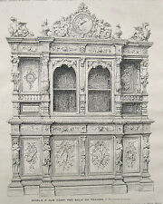 stampa antica PARIGI EXPO 1889