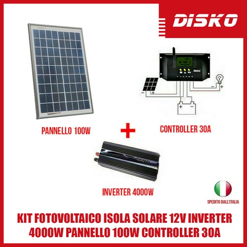 Kit fotovoltaico isola solare - kit,