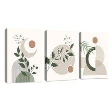 3Pcs Quadri Moderni Verde