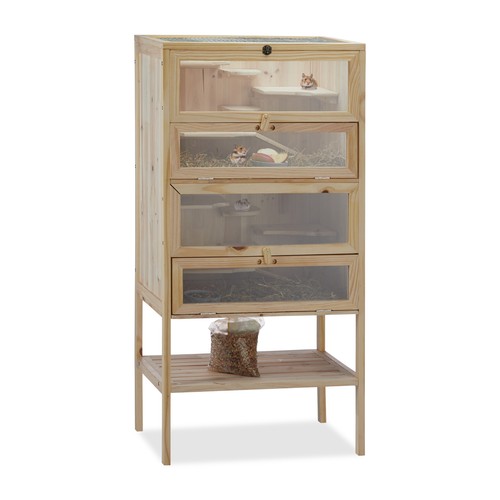 Casetta legno per roditori - legno,