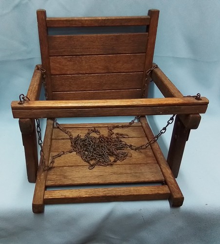 Sedia dondolo legno - a, con