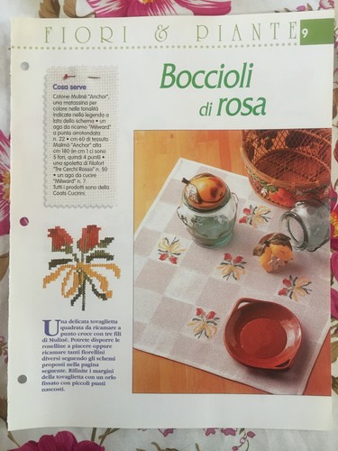 Schema punto croce ricamo - punto,