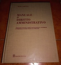 ELIO CASETTA MANUALE DI DIRITTO AMMINISTRATIVO XII ED. GIUFFRÈ 2010