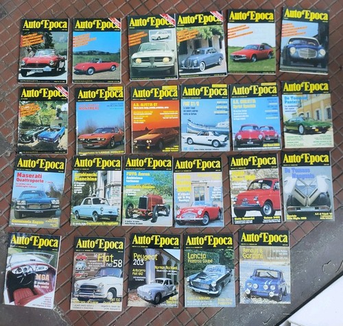 Auto epoca rivista - auto, d'epoca