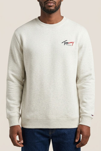 Felpa tommy hilfiger grigio - hilfiger,