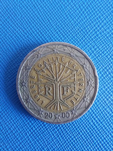 Moneta due euro francia - moneta,