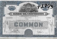 1950 * SUNRAY * AZIONE  USA STORICA AUTENTICA  ORIGINALE 