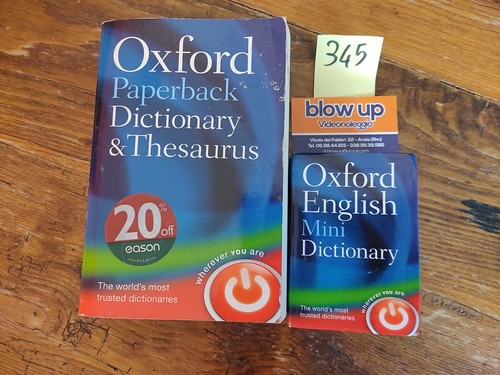 Dizionario oxford thesaurus - oxford,