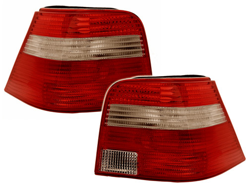 Luci posteriori rosso bianco - luci, rosso/bianco