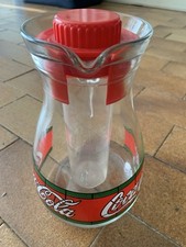 Coca Cola Caraffa Brocca Stile LIBERTY con portaghiaccio pubblicitaria Collezion