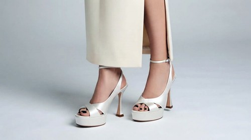Sandali raso lucido - lucido,, con