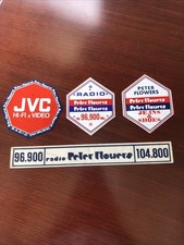 Adesivi Radio Peter Flowers Vintage