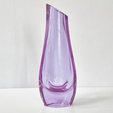 Vaso Vintage 1960 Vetro Viola