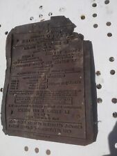 Rara matrice tipografica