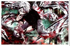 TOKYO GHOUL, CARTOLINA ORIGINALE, STAMPATA IN GIAPPONE, # 20 DI 27