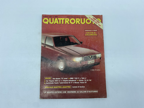Rivista quattroruote annata - rivista,
