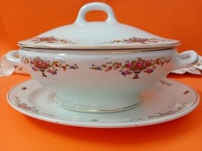 Laveno Verbanum Stone zuppiera e vassoio d'epoca