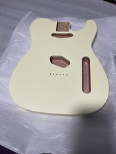 Corpo chitarra elettrica bianco latte laccato nitrocellulosa legno ontano tele body