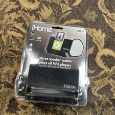 Sistema di altoparlanti stereo iHome Colortunes nuovo iHM9BC (nero) sigillato