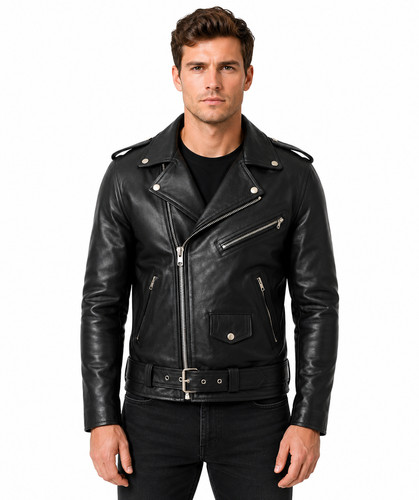 Giacca moto uomo - vera, di