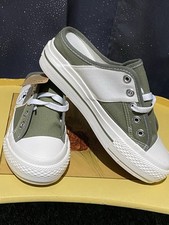 sneakers in tela senza tacchi