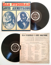 Lp Ella Fitzgerald E Louis Armstrong Italy Jazz Vintage Vinile Vinyl 33 Giri