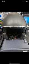 Casco jet Nero Opaco Scrambler/Scooter/Moto