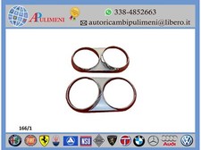 COPPIA CORNICE FARO DX SX PLASTICA NERA LANCIA FULVIA COUPE' 3° SERIE