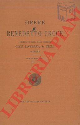 Opere benedetto croce - di,
