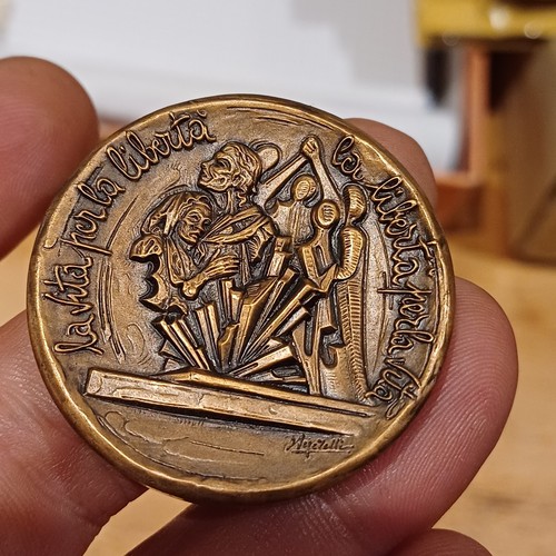 Medaglia bronzo italiana - in,