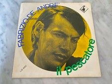 45 GIRI FABRIZIO DE ANDRE' " IL PESCATORE" G/FOLD ERRORE (NUNZIALE) 1st PRESS 